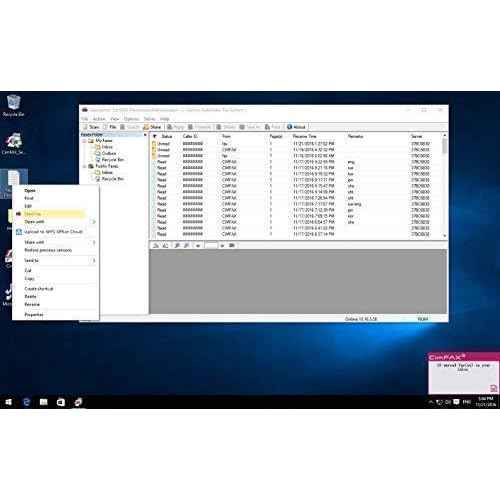 CimFAX T5S Fax Server Two-Port Fax2email Remote login All-in-one Fax System 200 Users Send/Receive Fax from PC/Phone/Mac V.34 High Speed Fax Modem (16GB)