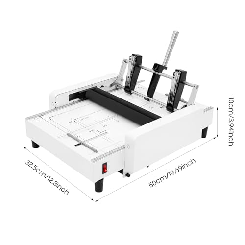 A3 Paper Folding & Binding Machine 2-in-1 Professional Booklet Maker