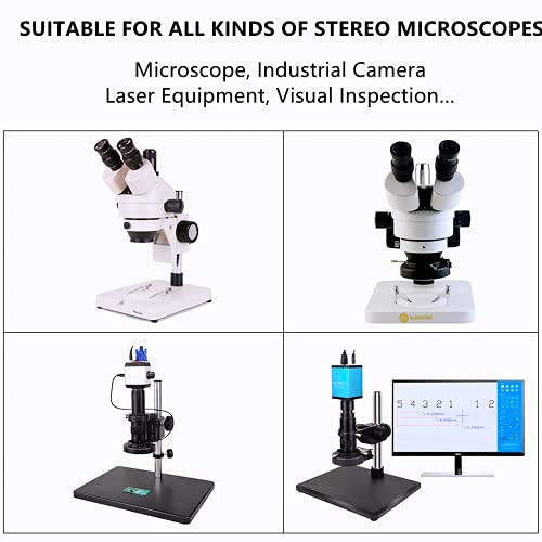 TreochtFUN White Microscope Ring Light with 144 LED Beads & Adjustable Brightness