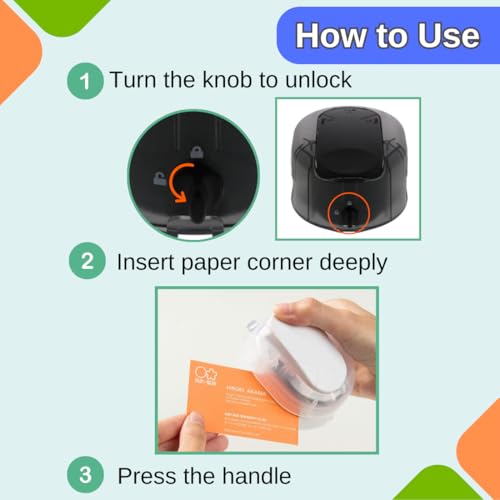 Sunstar Kadomaru PRO NEO Black Corner Cutter for Paper & Card 3 Sizes
