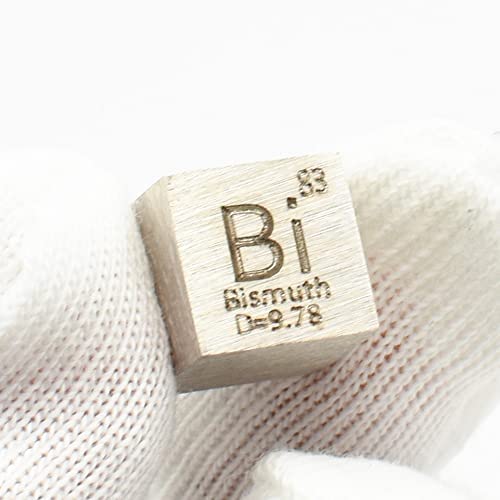 0.39" Element Cube Set - 10mm Density Copper Iron Bismuth Titanium - Up to 99.99% Purity (9-01)