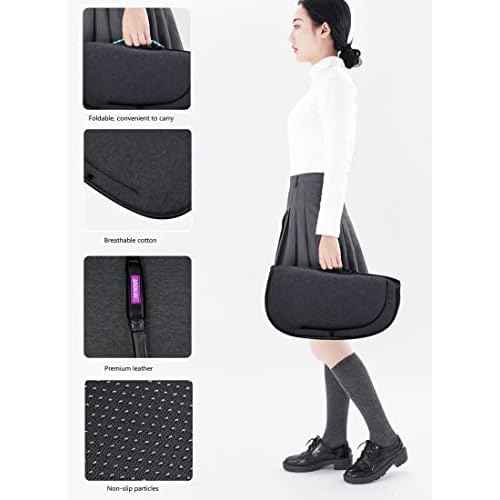 Gel Seat Cushion Orthopedic Lightweight Folding Seat Cushion for Car/Chair/Train/Airplane/Stadium Seat