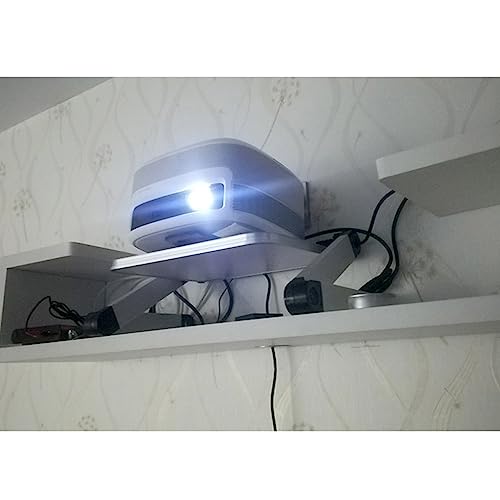 Adjustable Projector Stand with 90° Upward Cast Bracket - Universal Desktop Mount