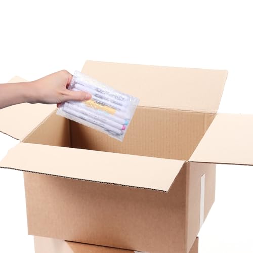 DIVINA VITAE 300Pcs 4 x 6 Inch Self-Sealing Bubble Wrap Bags Double Wall Transparent Pouches
