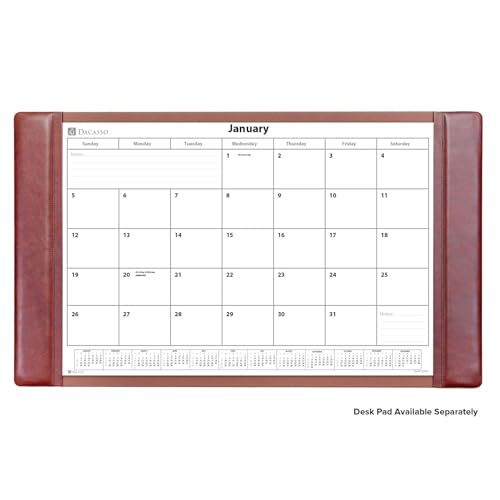 2025 Desk Pad Monthly Calendar Refill/Insert, 32.875" x 18.875", Dacasso (S2002 / S2002-O)