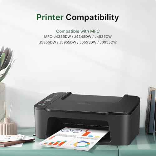 LC406 Ink Cartridges for Brother Printer LC406XL Compatible for Brother LC406 Ink Cartridges MFC-J4335DW MFC-J4535DW MFC-J5855DW MFC-J6555DW Printer (Black, Cyan, Yellow, Mengaten, 4 Pack)