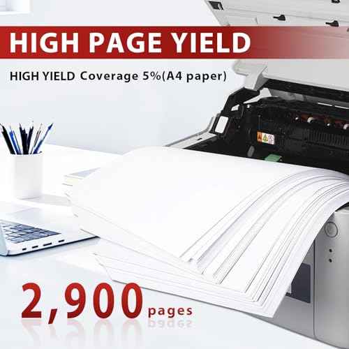 070 Toner Cartridge Compatible for Canon 070 070H Toner Cartridge CRG070 CRG070H for imageCLASS MF465dw MF462dw LBP246dw LBP247dw Printer High Yield 2,900 Pages 1 Pack