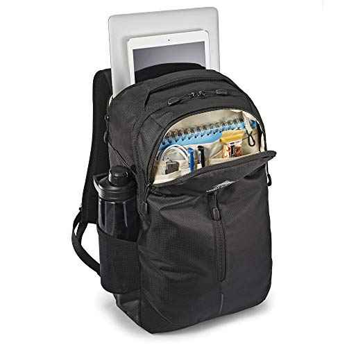 High Sierra Swerve Pro Backpack with Laptop Pocket + Tablet Sleeve, Fits most 17¡± Laptops, 27L, Black
