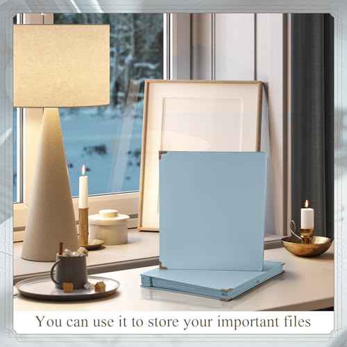 Marspark Important Document Organizer with Labels, Expanding File Folder, Family Document Organizer Binder for Important Papers, Letters, Photos, Passports(Blue)