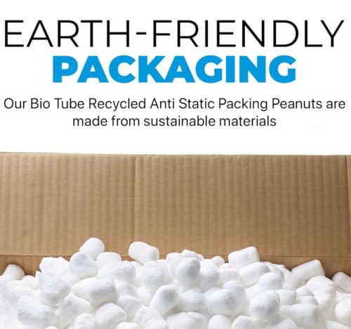 Biodegradable Peanuts 0.25 cu ft naturaly antistatic compostable