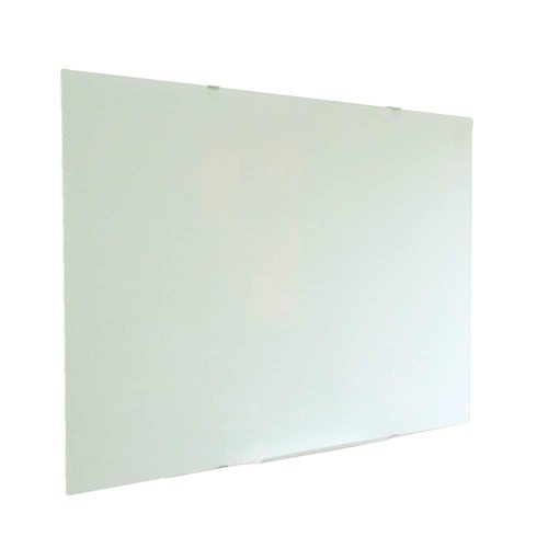 VIZ-PRO Magnetic Glass Whiteboard/Dry Erase Board, 48 X 36 Inches, Frameless