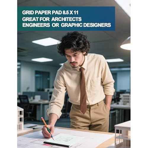 Graph Paper Pads 8.5 x 11, 4x4 Graph Ruled, 2 Pack 1/4 Graph Paper Notebooks, Grid Paper Pad Notebook 8-1/2" x 11" Graphing Paper, Perforated Quadrille Pad, 70GSM White Graft Paper Pads, 30 Sheets/Pad