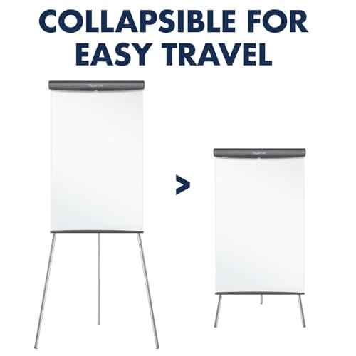 Quartet Melamine Presentation Easel, Whiteboard/Flipchart, 3' x 2', Gray Frame (ET32EU)
