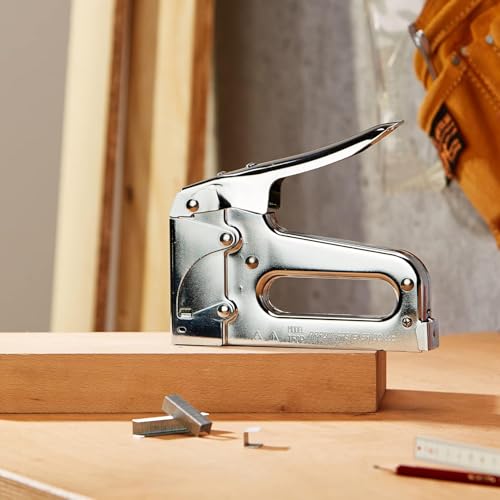 Arrow T50 Heavy Duty Staple Gun 1-Pack Manual Stapler for Upholstery & Repairs