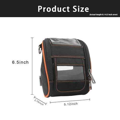 Carrying Case for Zebra ZQ510 & ZQ511 - Portable Thermal Label Printer Bag with Shoulder Strap and Belt Clip, Easy Transport and Protection, Convenient Label Access