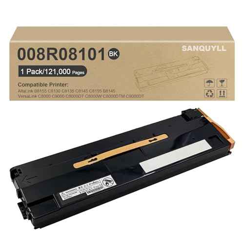 Waste Container C8135 C8145 C8155 C8130 008R08101 Waste Toner Box Compatible for Xerox AltaLink B8145 B8155 Waste Bottle for VersaLink C8000 C9000 C8000DT C8000W C8000DTM C9000DT Printer