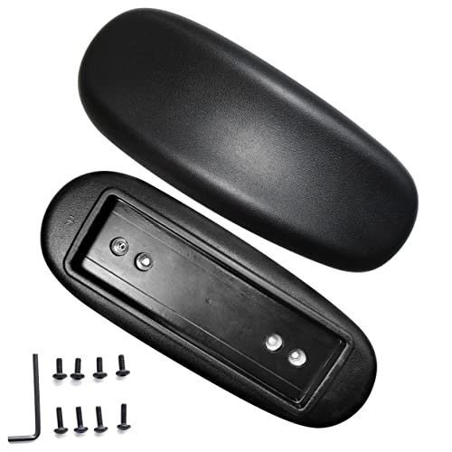 MySit Office Chair Armrest Replacement Pads, 4" or 5.5" Mounting Hole – Pair