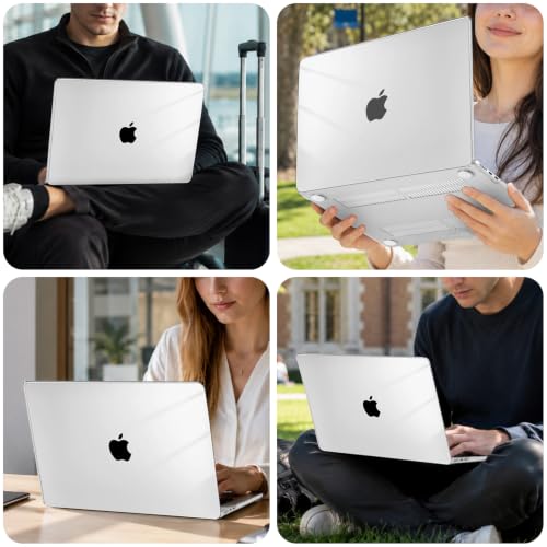 MOSISO Clear Compatible MacBook Air 15 Case 2023-2026 | Slim & Durable