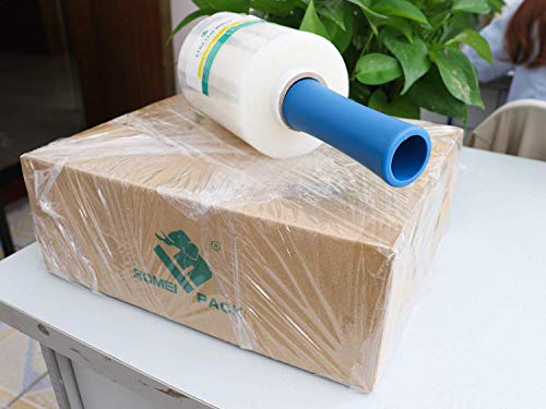 Heavy Duty Clear Stretch Wrap Film 5"x1000ft - 4 Pack Pallet & Moving Wrap