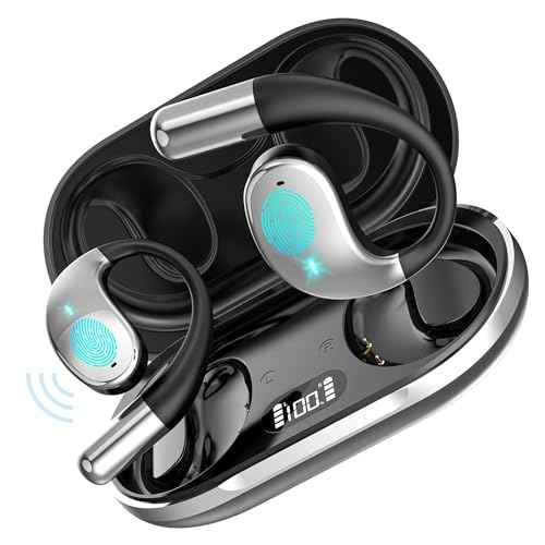 AI Translation Earbuds Real Time 144 Languages, OWS 3-in-1 Translator Earbuds, Auriculares Traductores de Idiomas HD Sound, Translating Earbud for Travel Business, iOS & Android Compatible (Black)