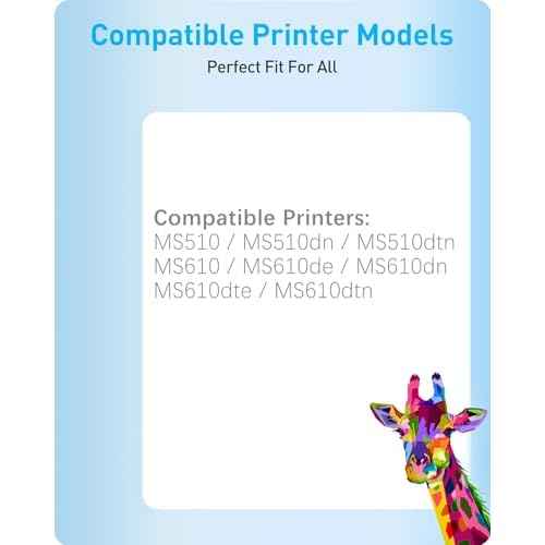 MasaiMara 50F1U00 501U High-Yield Toner Cartridge for Lexmark MS510 MS510dn MS510dtn MS610 MS610de MS610dn MS610dte MS610dtn Printer (20,000 Pages, Black, 1-Pack)