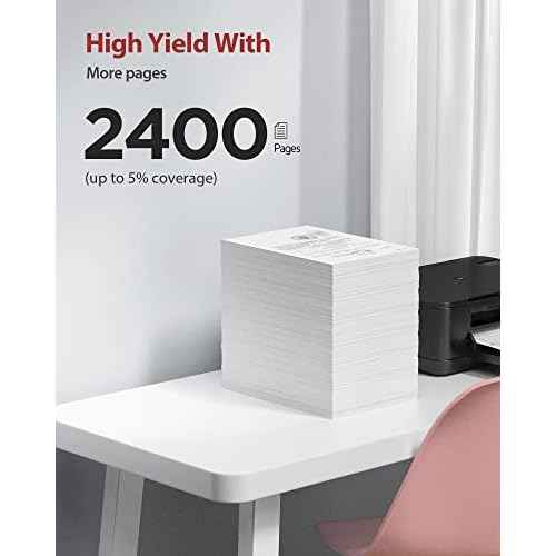 137 Compatible Toner Cartridge Replacement for Canon 137 Black Toner Cartridge, use for Canon ImageCLASS MF232w, MF242dw, MF212w, MF216n, MF217w, MF244dw, MF247dw, MF249dw, MF227dw, 2 Pack