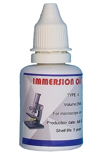 Wryxia 25ML Microscope Immersion Oil Type A for Optical Microscopes