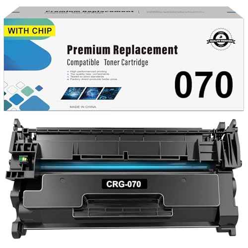 070 CRG070 CRG-070 Black Toner Cartridge Compatible for Canon ImageCLASS MF460 MF465dw MF462dw LBP246dw LBP240 LBP247dw Printers 3000 Pages (1 Pack)