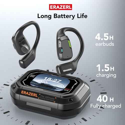 ERAZER XP6 AI Translation Earbuds Real Time, 134 Language Translator Earbuds for iPhone and Android 3-in-1 Bluetooth 5.4 Translation Headphones Translating Device for Travel Business Learning