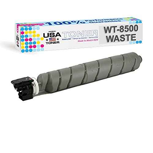 MADE IN USA TONER Premium Waste Container for Kyocera Copystar P8060cdn, TASKalfa 2553ci, 3252ci, 4002i, 5002i, 5052ci, 6052ci, WT-8500, 1902ND0UN0 (1 Waste Container)