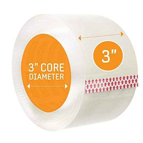 Tape King Clear Packing Tape | 60 Yards Per Roll (6 Rolls) | 3 Inch Wide Heavy Duty Packing Tape 2.7mil Strong Adhesive for Moving Boxes, Shipping Cartons, Office Use, Storage (360 Yards)