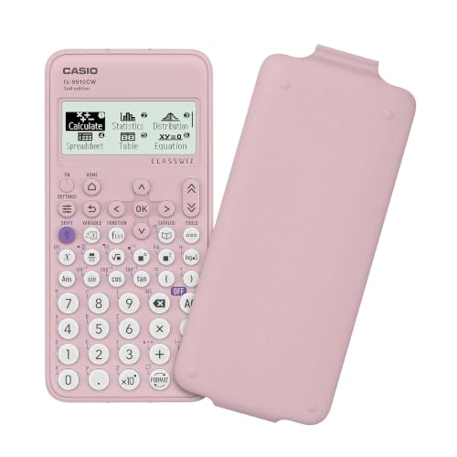 Casio FX-9910CW-PK-W-IT Scientific Calculator with Natural Textbook Display
