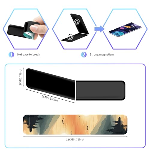 48 Pieces Magnetic Bookmarks Magnet Page Markers - Book Marks for Reading Women & Men with Storage Boxes - Cute Magnet Bookmark Clips for Reading Pleasure