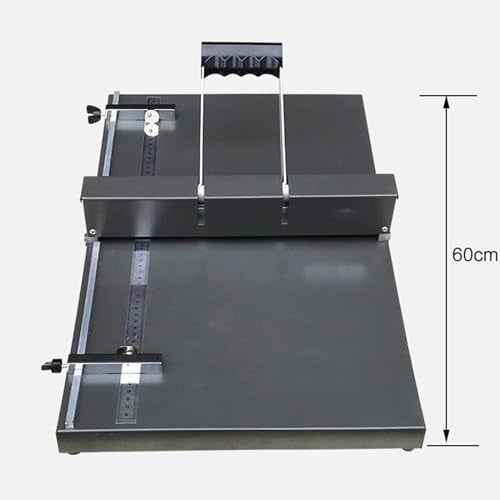 Manual Creasing Machine, 450mm Scoring Paper Creasing Machine, A3+~A3++ Paper Folding Machine, Desktop Heavy Duty Metal Paper Creaser for Paper Card Book Scoring