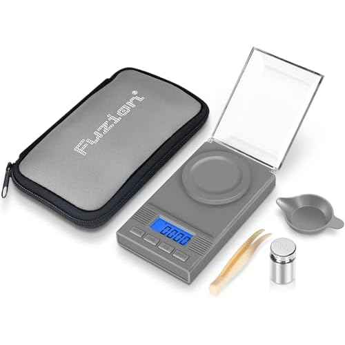 Fuzion Milligram Scale 50g/ 0.001g, mg Scale, Jewelry Scale with LCD Backlit, Tare, Digital Milligram Scale for Powder, Gem, Reloading, Micro Scale