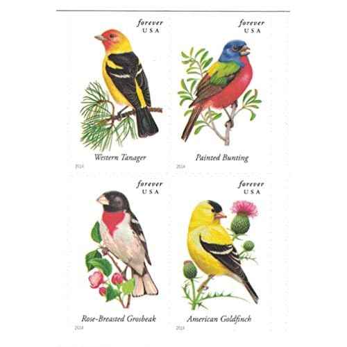 USPS Songbirds Forever Stamps - Booklet of 20 Postage Stamps