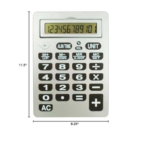 Reizen 12-Digit Jumbo Talking Calculator