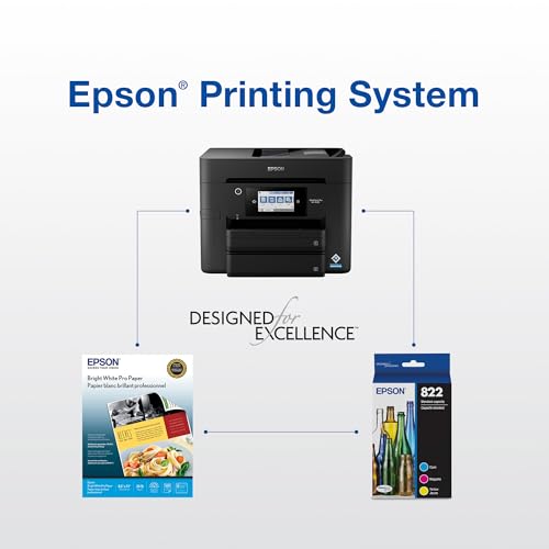 EPSON 822 DURABrite Ultra Ink High Capacity Magenta Cartridge (T822XL320-S) Works with WorkForce Pro WF-3820, WF-3823, WF-4820, WF-4830, WF-4833, WF-4834