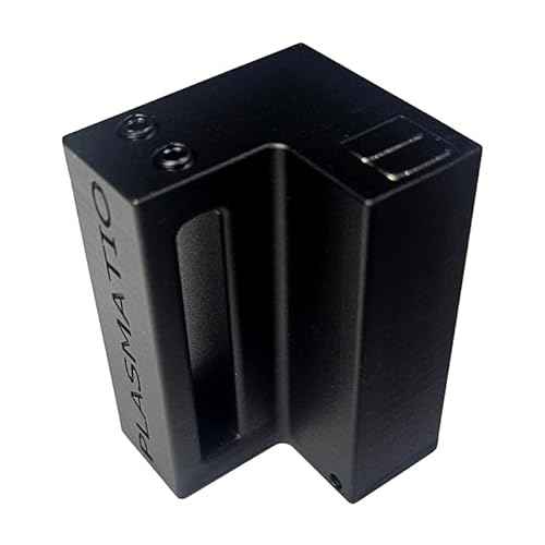 Plasmatio Universal Magnetic Door Stop for Interior Barn Door Rails, Black