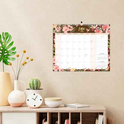 GuassLee Wall Calendar 2026-2027, Calendar Wall 2026, 18-Months Hanging Calendar Jan. 2026 to Jun. 2027, 14" x 11.5" Monthly Planner Wall with Thick Paper for Office School Home Teacher Academic