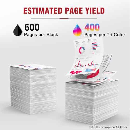 260XL 261XL Replacement for Canon 260 and 261 Ink Cartridges PG-260 CL-261 XL High Yield for Pixma TS6420a TS6400 TS6420 TR7020a TR7000 TR7020 TS5320 TS5300 Printer Ink Cartridge(1 Black, 1 Tri-Color)