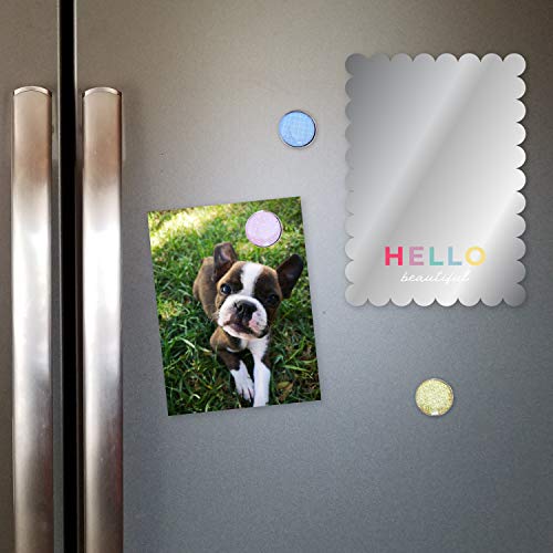 Canopy Street Hello Beautiful Magnetic Locker Mirror - Shatterproof 4.75 x 6.75 Inches, USA Made