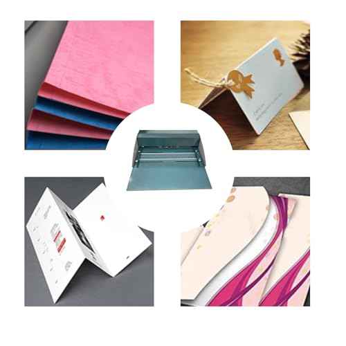 INTBUYING Electric Paper Creasing Machine 110V 3 in 1 Creaser with Extend Bench 18 Inch Paper Creaser Folding Machine