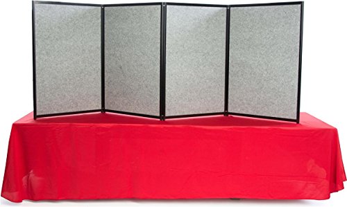 Displays2go Trade Show Presentation Board Without Lights - Double-Sided Foam Display