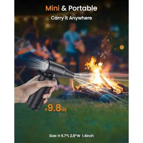 Compressed Air Duster, 200,000 RPM Electric Air Duster for Computer, 3 Gear Adjustable High-Speed Air Blower, 9,000mAh Large Battery Reusable no Canned Keyboard Cleaner for Office, Home, Car