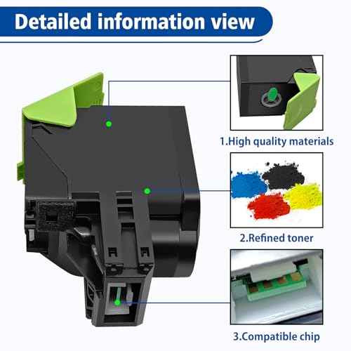 C310/C315 Black High-Yield Toner Cartridge 3000 Pages Replacement for Xerox C310 C310dni C310dnim C315 C315dni C315dnim Printers 006R04356 006R04357 006R04358 006R04359
