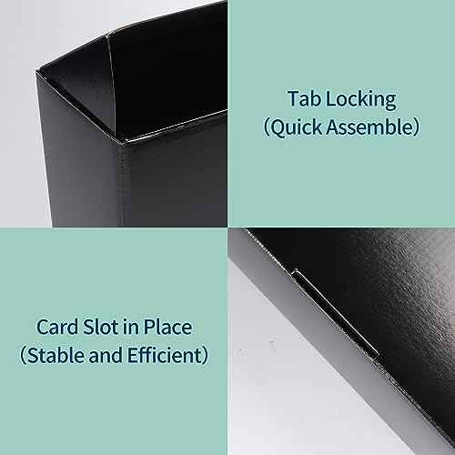 Rempry 12x9x4 Black Shipping Boxes 20 Pack, Large Cardboard Mailer Boxes for Small Business Shipping Packaging