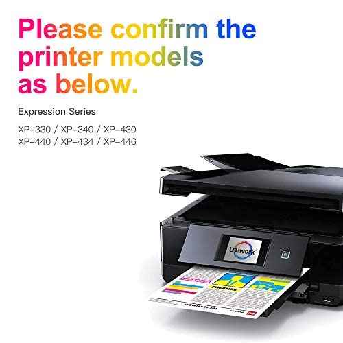 Uniwork 288XL Ink Cartridges Remanufactured for Epson 288 Ink Cartridges Combo Pack High Yield to use with XP-440 XP-330 XP-340 XP-430 XP-446 XP-434 Printer (4 Pack, T288 T288XL with Latest Chip)