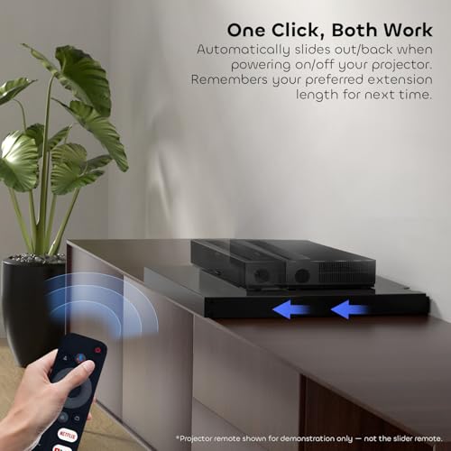 Motorized Sliding Tray for Ultra Short Throw Projectors - Compatible with All UST Models