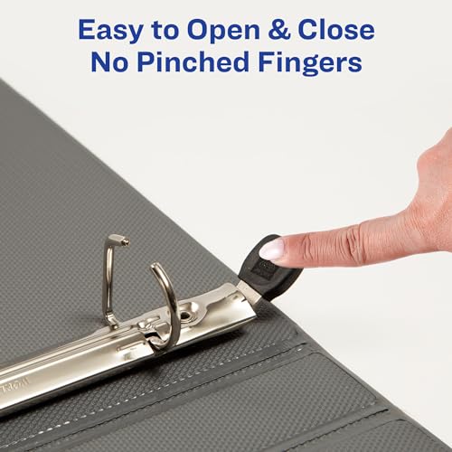 Avery Heavy-Duty View 3-Ring Binder 1 Inch Slant Rings, Black, Archival Safe